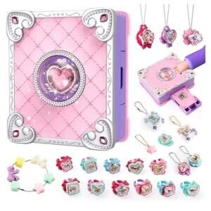 DIY Jewel Rings Stickers Pendent Making Kit for Little Girls Arts and Crafts